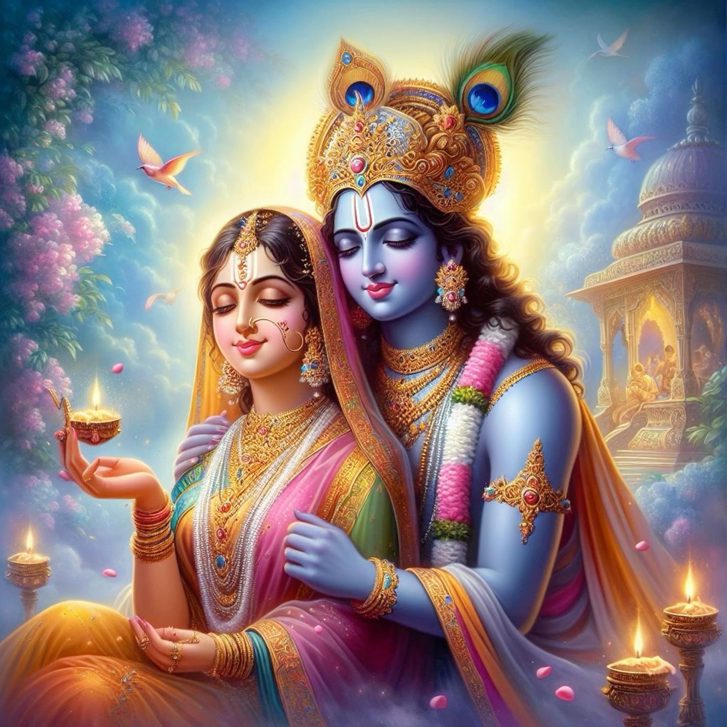 Bellissimi Sfondi Di Radhe Krishna Holi Special Happy Holi krishna